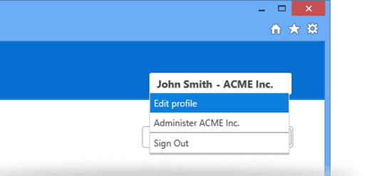 Open your profile settings in the TeamViewer Management Console.