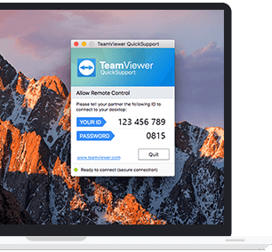 how to use teamviewer qs apple
